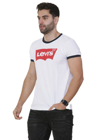LEVIS TSHIRT LOGO Levis Mens Short Sleeve T Shirt S-XL GUEST BRAND RAWDENIM