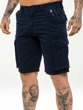 KZS129 Kruze Mens Soft Cotton Cargo Summer Shorts KRUZE RAWDENIM