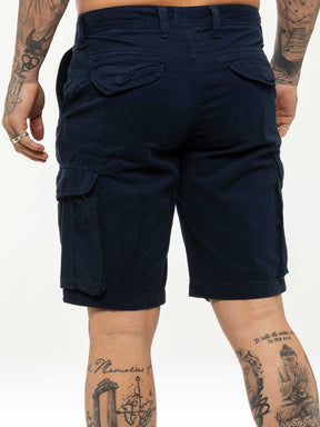 KZS129 Kruze Mens Soft Cotton Cargo Summer Shorts KRUZE RAWDENIM