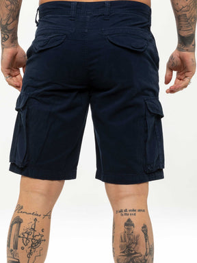 KZS129 Kruze Mens Soft Cotton Cargo Summer Shorts KRUZE RAWDENIM