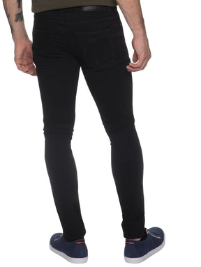 EZ361 Super Skinny Stretch Rip & Repair Slim Jeans | Enzo Designer Menswear ENZO RAWDENIM