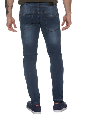 EZ326 Mens Designer Stretch Skinny Fit Jeans | Enzo Designer Menswear ENZO RAWDENIM