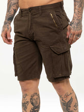 KZS129 Kruze Mens Soft Cotton Cargo Summer Shorts KRUZE RAWDENIM