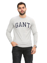 Gant_Outline Gant Mens Long Sleeved Outlined Branded Sweatshirt GANT RAWDENIM